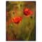 Designart - Watercolor Poppy Flowers - Floral Art Canvas Print